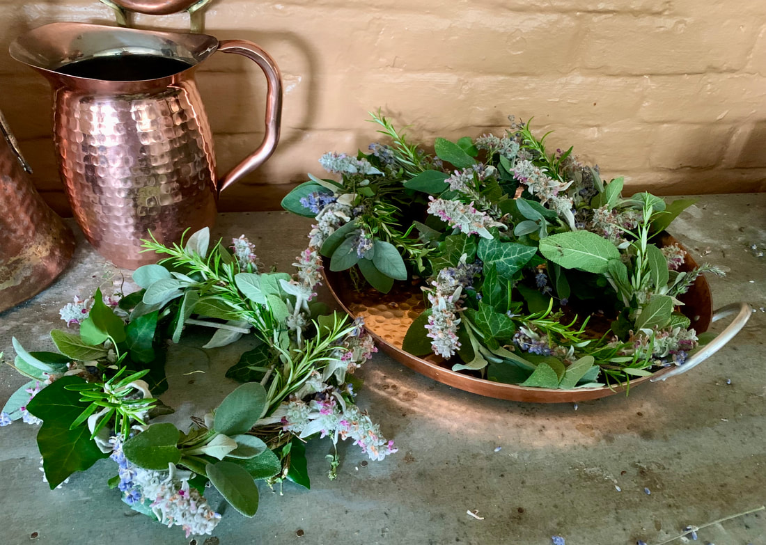 Mini Herval Wreathes for Summer Solstice, Mikell Youell Worley